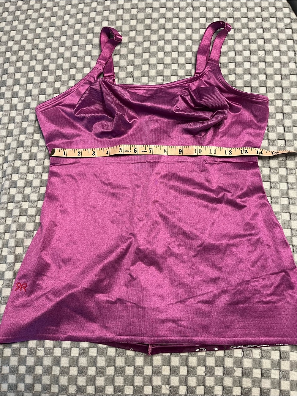Ruby Ribbon Fuchsia Satin-Look Tank Camisole - NWOT